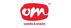 OM sweets and snacks logo